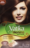 Vatika Henna Farba do włosów  (Ciemny brąz) - 60g
