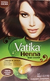 Vatika Henna  Farba do włosów   (Naturalny brąz) - 60g